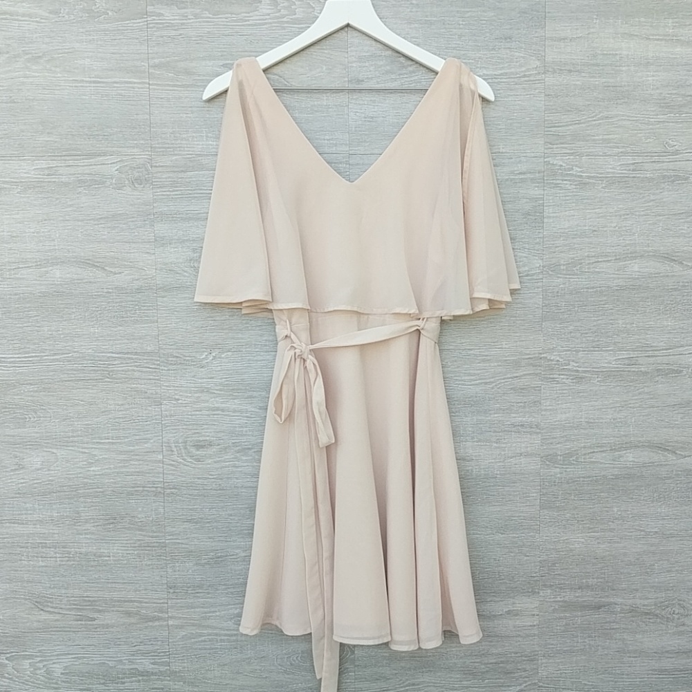 Lulu's Butterfly with me Peach dress